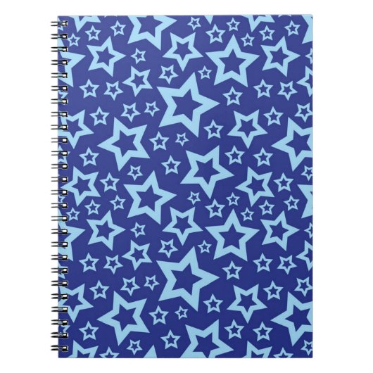 Carnet Motif d'étoiles (Devant)