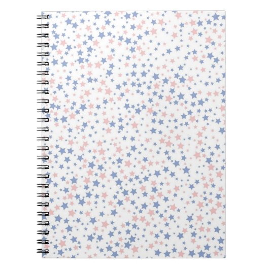 Carnet Motif d'étoiles (Devant)