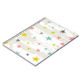 Carnet Motif d'étoiles (Côté gauche)