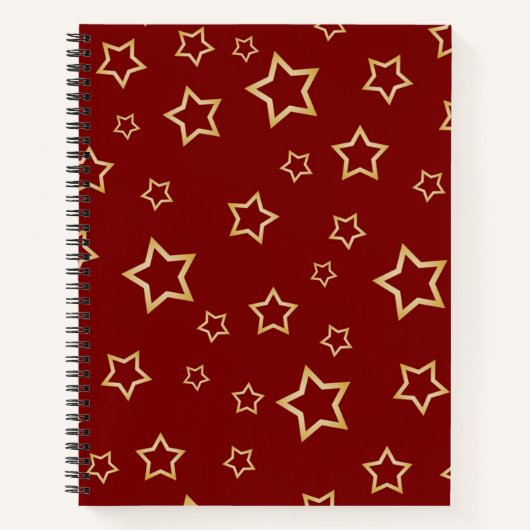 Carnet Motif d'étoiles (Devant)
