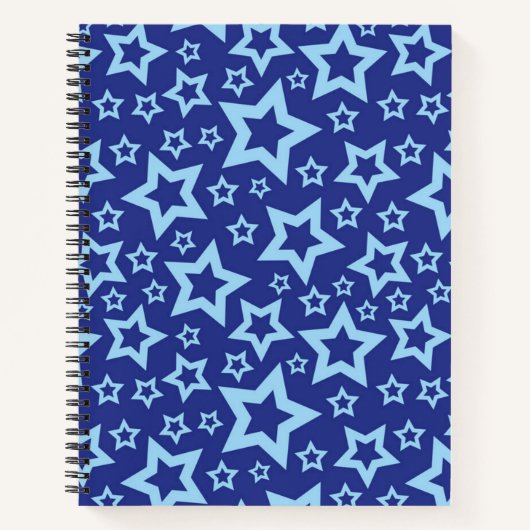 Carnet Motif d'étoiles (Devant)