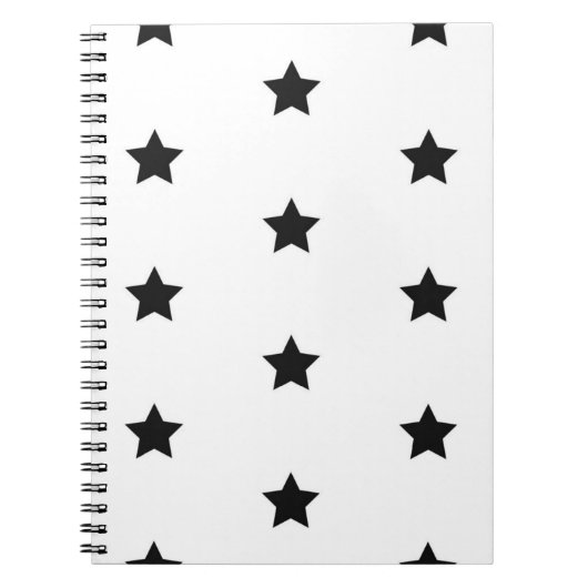 Carnet Motif d'étoiles (Devant)
