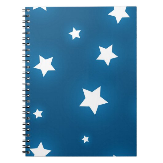 Carnet Motif d'étoiles (Devant)