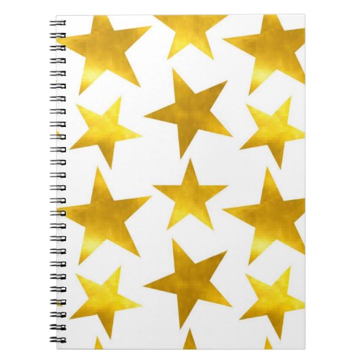 Carnet Motif d'étoiles (Devant)