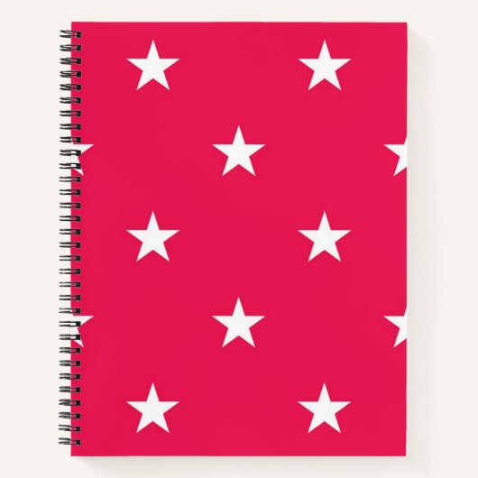 Carnet Motif d'étoiles (Devant)