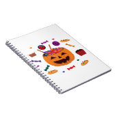 Carnet motif d'Halloween (Côté Droit)
