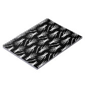 Carnet Motif d'Halloween monochrome (Côté gauche)