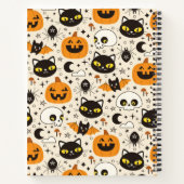 Carnet Motif d'Halloween rétro (Dos)