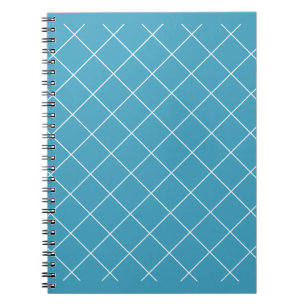 Carnet Motif diamant Aqua