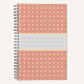 Carnet Motif diamant Rosé (Recto)