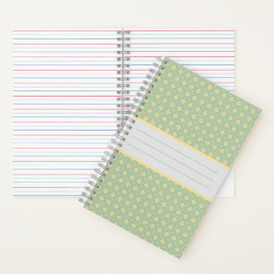 Carnet Motif Diamant Sarcelle