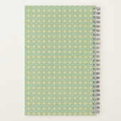 Carnet Motif Diamant Sarcelle (Verso)