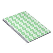 Carnet Motif diamant vert pomme (Côté Droit)