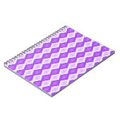 Carnet Motif diamant violet clair (Côté gauche)
