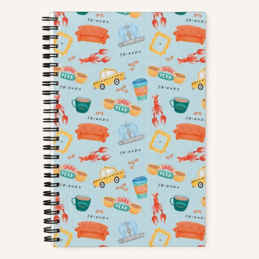 Carnet Motif d'icônes Classiques FRIENDS™ (Recto)