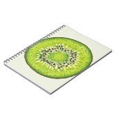 Carnet Motif d'illustration de tranche Kiwi (Côté gauche)
