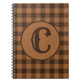 Carnet Motif d'impression Cosy Brown Plaid Buffalo (Devant)