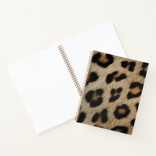Carnet Motif d'impression d'animal de fourrure de léopard (Intérieur)