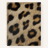 Carnet Motif d'impression d'animal de fourrure de léopard (Devant)