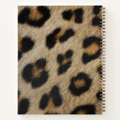 Carnet Motif d'impression d'animal de fourrure de léopard (Dos)