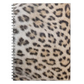 Carnet Motif d'impression de fourrure de léopard guépard (Devant)