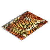 Carnet Motif d'impression de fourrure de tigre rayée (Côté gauche)