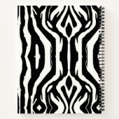 Carnet Motif d'impression Wild Custom Zebra (Dos)