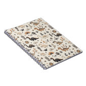 Carnet Motif dinosaure de la jungle Boho (Côté Droit)