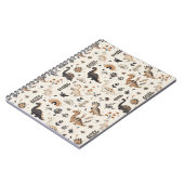 Carnet Motif dinosaure de la jungle Boho (Côté gauche)