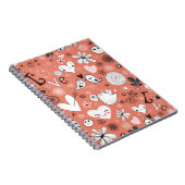 Carnet Motif d'inséparables (Côté Droit)