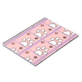 Carnet Motif Dog Paw (Côté gauche)
