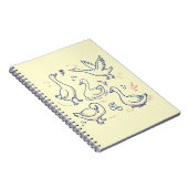 Carnet Motif d'oie drôle (Côté Droit)