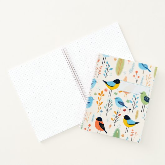 Carnet Motif d'oiseaux 3 (Intérieur)