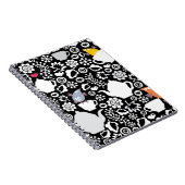 Carnet Motif d'oiseaux et de tasses (Côté Droit)