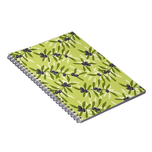 Carnet Motif d'olive (Côté Droit)