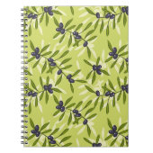Carnet Motif d'olive (Devant)