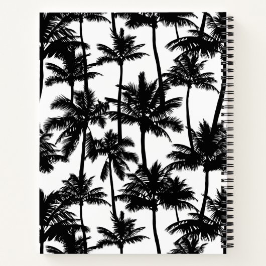 Carnet Motif d'ombre Palm Tree (Dos)