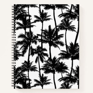 Carnet Motif d'ombre Palm Tree