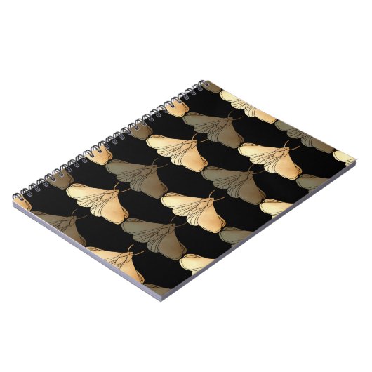 Carnet Motif d'or (Côté gauche)