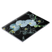 Carnet Motif d'orchidées blanches d'aquarelle (Côté gauche)