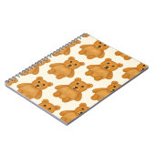 Carnet Motif d'ours en peluche classique (Côté gauche)