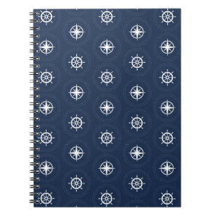 Carnet Motif d'outils maritimes
