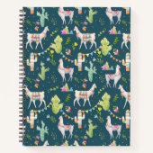 Carnet Motif Drapeau Llama Aquarelle (Devant)
