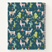Carnet Motif Drapeau Llama Aquarelle (Dos)