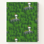 Carnet Motif du Beagle de snoopy (Dos)