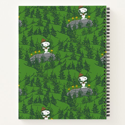 Carnet Motif du Beagle de snoopy (Dos)