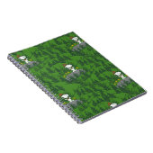 Carnet Motif du Beagle de snoopy (Côté Droit)