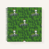 Carnet Motif du Beagle de snoopy (Devant)