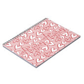 Carnet Motif du coeur (Côté gauche)