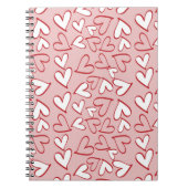 Carnet Motif du coeur (Devant)
